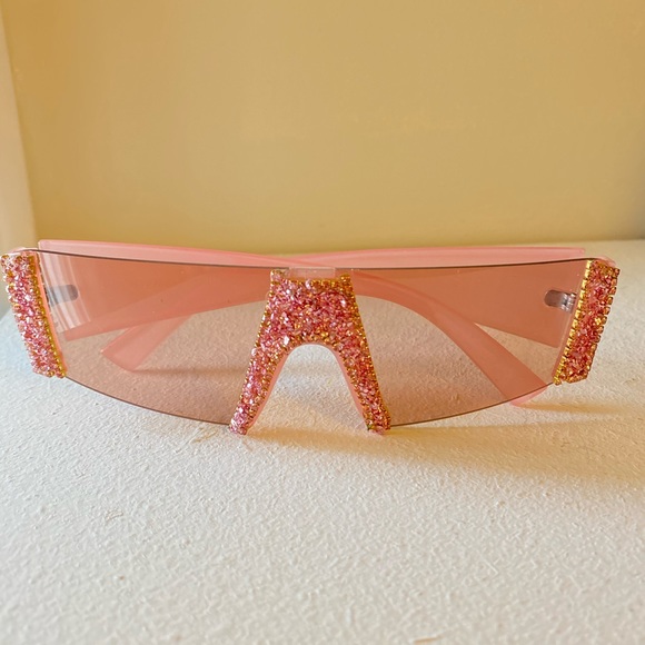 90/00s aesthetic retro pink glasses! - Picture 1 of 4